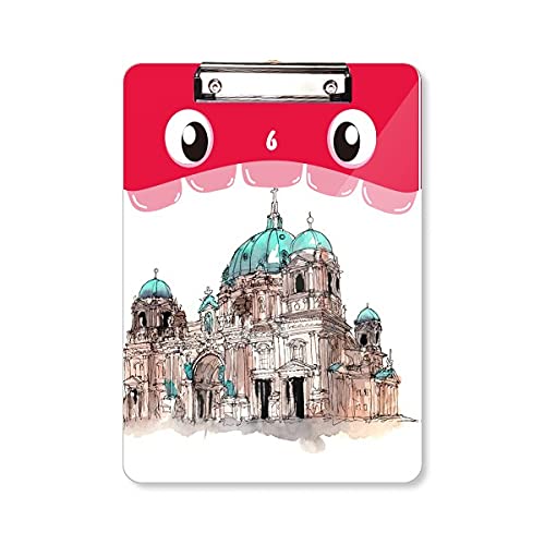 Bloc-notes A4 cathédrale de Berlin : fini les feuilles froissées avec ce clip plat