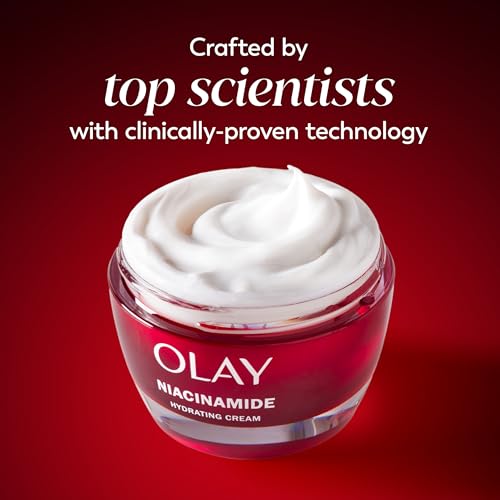 Olay Niacinamide Face Moisturizer, Firming Cream for Women, Non-Greasy - Anti-Wrinkle, Anti-Aging, Hydrating, Renewing, Stronger Skin Barrier, Smooths - Peptides, 1.7 Oz - image 8