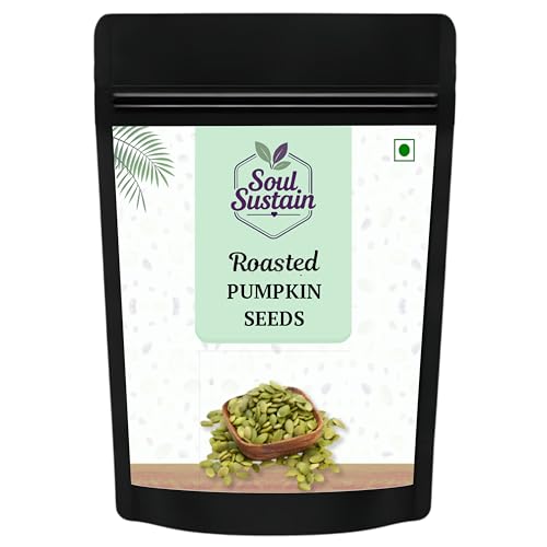 Image of Roasted Pumpkin Seeds (100 GM) - Plant Protein & Fiber Rich Snack, Heart & Bone Support, Healthy Fats, Magnesium & Antioxidants, Salad & Smoothie Toppers, Baking & On-the-Go Nutritious Seeds