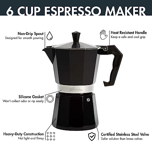 Primula Classic 6-Cup Black