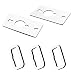 RUXIFEY Roof Cab Marker Light Gasket Clearance Running Lamp Seal Compatible with 2003 to 2009 Hummer H2