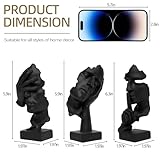 Zoom IMG-1 aboxoo 3 statue pensatore silence Zoom IMG-1 aboxoo 3 statue pensatore silence