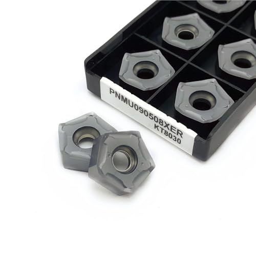 10 piezas inserto de carburo PNMU090508 para torneado CNC miniatura 2