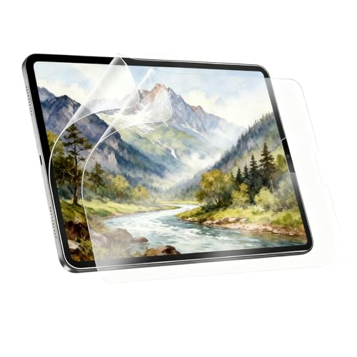 2 Piezas Protector de Pantalla Efecto Papel para iPad Pro 11 (2018/2020/2021/2022/2024 M2/M1) y iPad Air 5ª/4ª Generación 10,9 Pulgadas, Protector Pantalla, Protector Mate Antirreflejo Antihuellas PET
