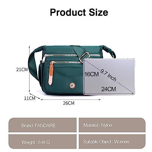 Crossbody Bags for Women Ultra-light Shoulder Bag Ladies Handbag with Adjustable Wide Strap Hobos & Shoulder Bags Satchels for Outdoors Workout Travel Shopping Messenger Bag Daily Use Sky Blue3