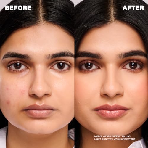 Image of SIMPLYNAM Hydrafit Liquid Concealer | Warm Undertone Concealer for Dark Circles & Blemishes | Crease-Free Soft Blur, Hydrating Coverage | Marula & Rosehip Oil | Vegan, Fragrance-Free | Cheeni - 1W