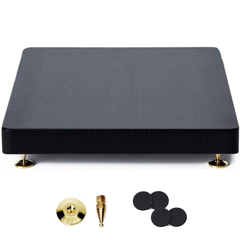 Soporte de subwoofer para altavoz con pies aislantes de cobre y plataforma de 190 x 250 mm