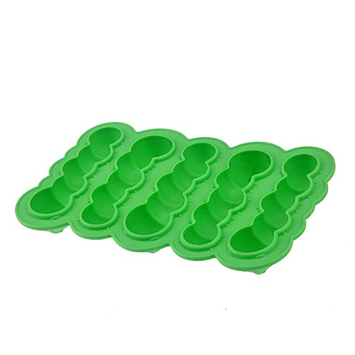 Molde para Hielo Forma Oruga 2 Piezas Verde miniatura 3