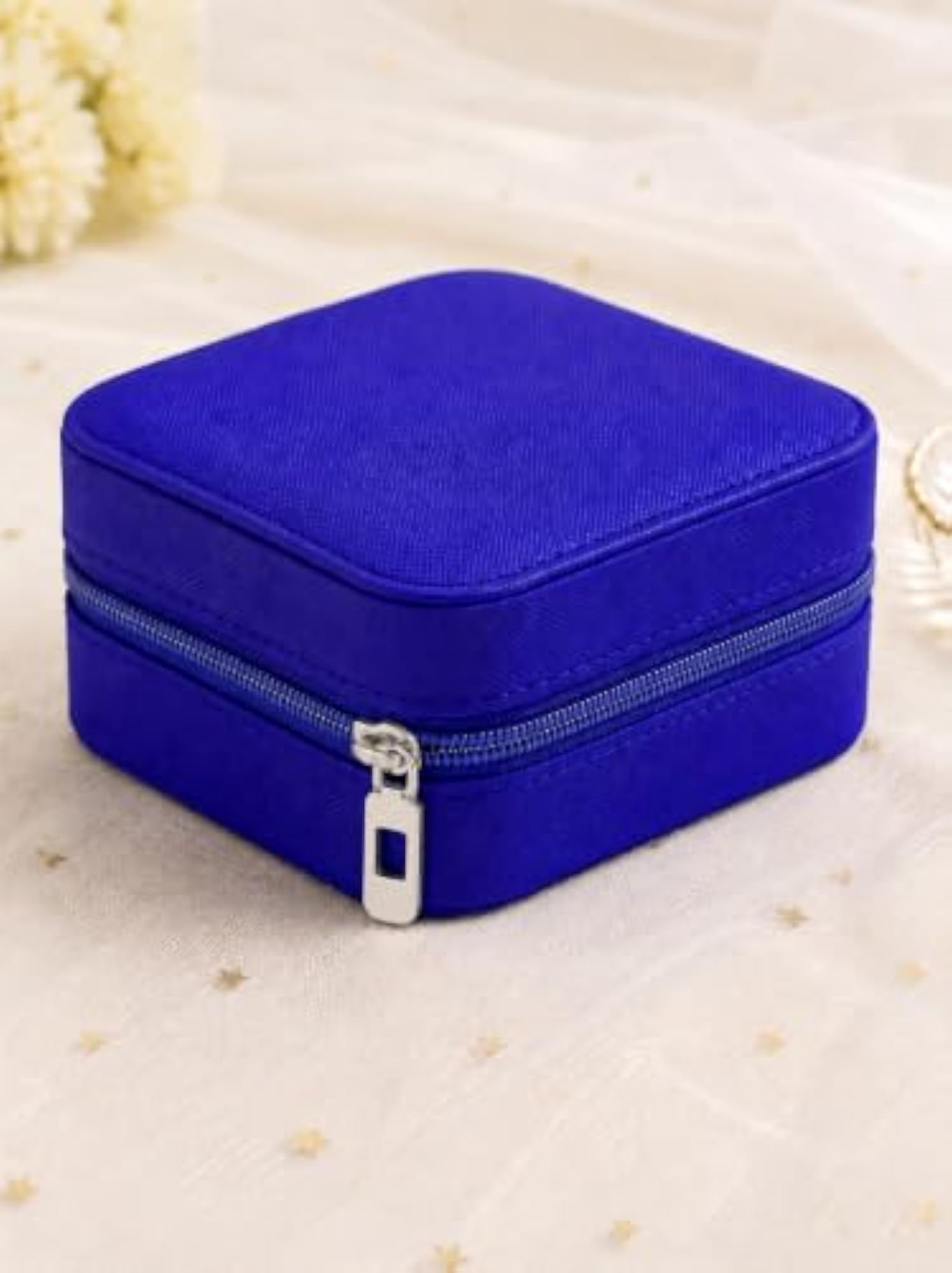 Portable Jewellery Organizer Travel Case with Zipper
