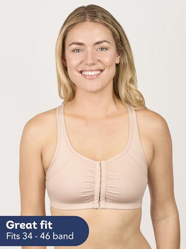Image of Fruit of the Loom Women's Front Close Builtup Sports Bra