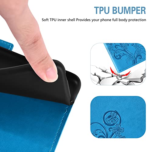 Funda tipo cartera Samsung Galaxy A13 4G protector de pantalla de vidrio templado 7