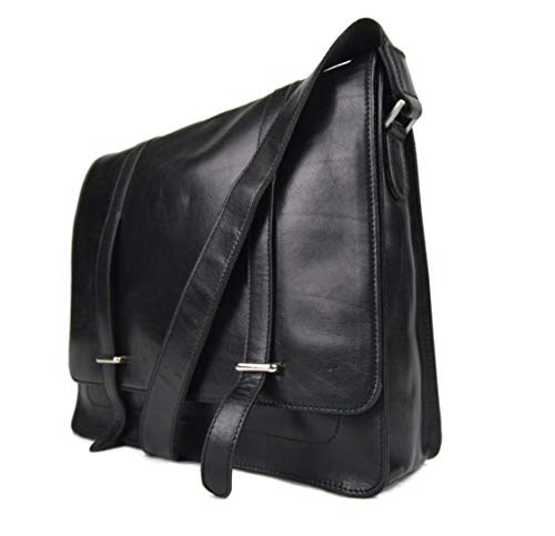 Sac postier en cuir noir la solution durable pour transporter vos affaires sans effort