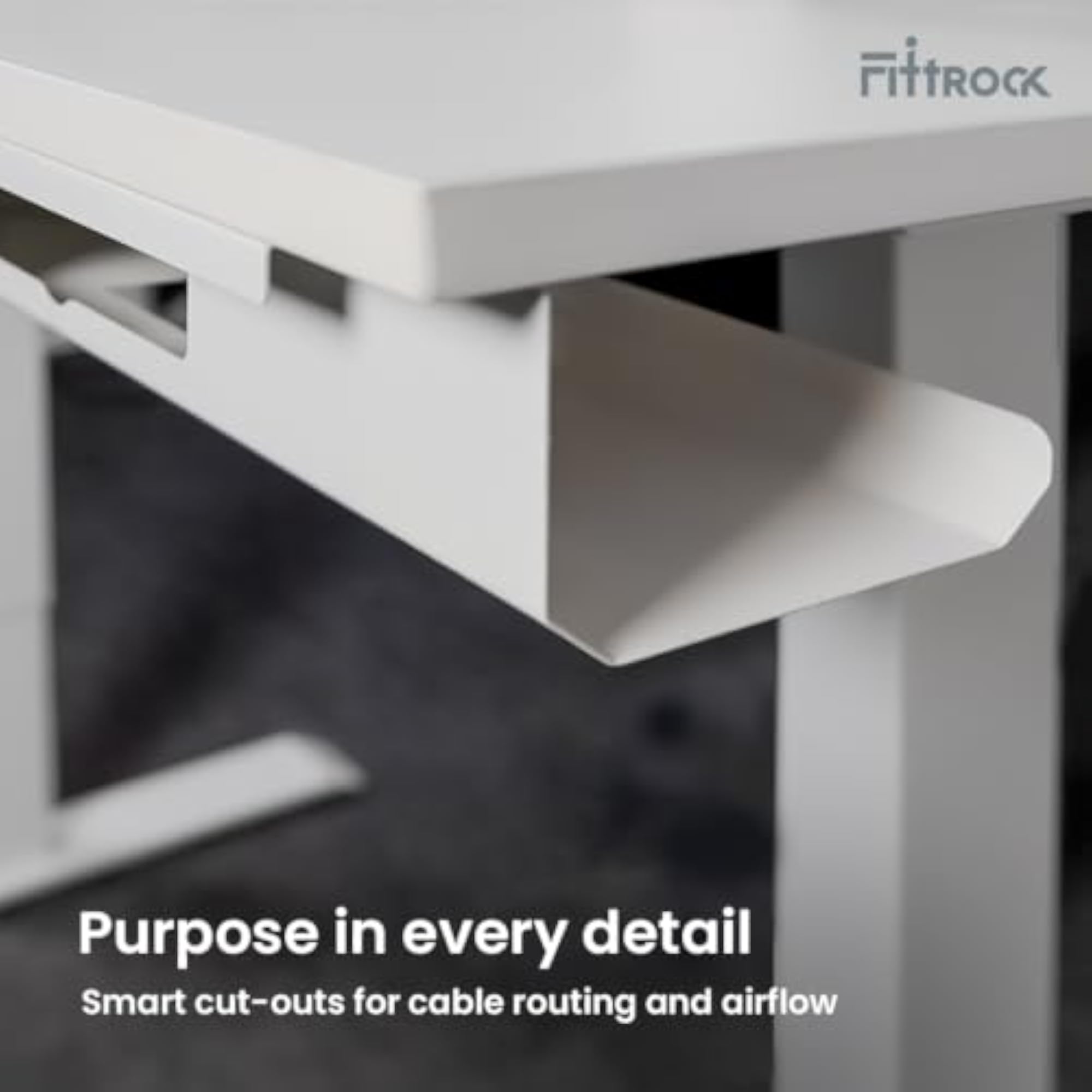 Fitt Rock Under Desk Cable Management Tray