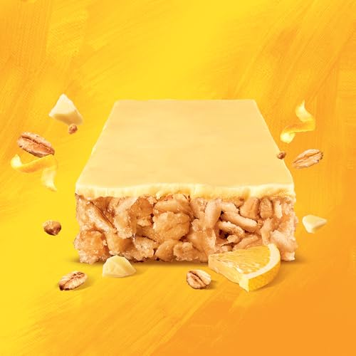 JB's Trek High Protein Flapjack Smooth Lemon - Gluten Free - Plant Based - Vegan Snack - 50g x 16 bars