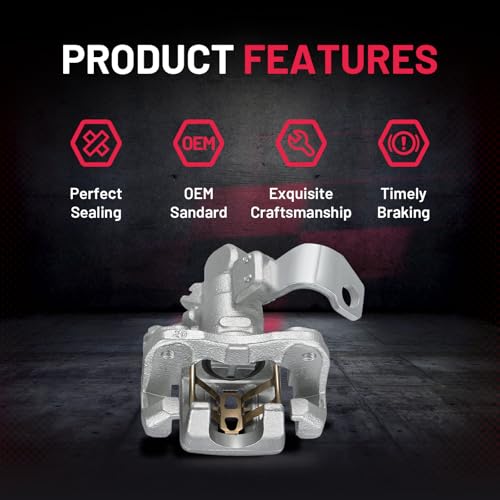 Image of BDFHYK 19-B2678 19-B2679 Rear Disc Brake Caliper Assembly Compatible with Acura EL 2001-2005 RSX 2002-2006 1.7L 2.0L L4, Compatible with Honda Civic 2002-2005 1.7L 2.0L L4, GAS 2pcs