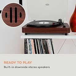 Auna Platine Vinyle Bluetooth, Tourne Disque Vinyle USB avec Haut parleur, Tourne-disques Audio Vinyle 33 tours, Chaine… - Les Beatles, Paul McCartney, John Lennon, RIngo Starr, George Harrison Auna Platine Vinyle Bluetooth, Tourne Disque Vinyle USB avec Haut parleur, Tourne-disques Audio Vinyle 33 tours, Chaine… – Image 2