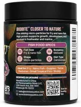 Biobite Decapsulated Artemia - Natural First Diet for Healty Fry Growth - 3