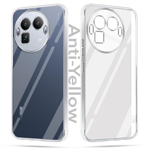 Image of Jkobi Lifetime Anti-Yellow Clear Back Cover Case for Realme GT 8 Pro (Sleek Hard Crystal | Shockproof and Camera Protection)