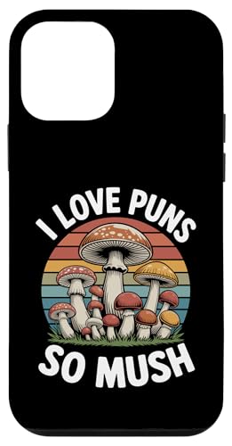 I Love Puns So Mush �̉a �L�m�R �n���e�B���O�L�m�R �X�}�z�P�[�X iPhone 12 mini �p