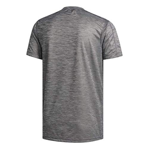 adidas Men's Designed 2 Move Heathered Training Tee, Black Melange, X-Large