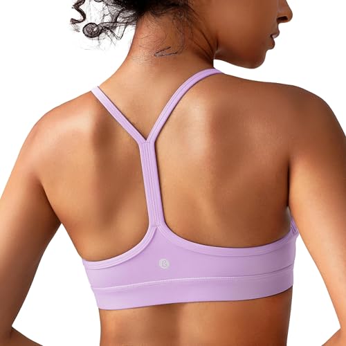 Image of BAYDI Clouduxi Y Back Sports Bra for Women-Padded Racerback Spaghetti Strap Bras Workout Gym Yoga Bra,A-C Cups