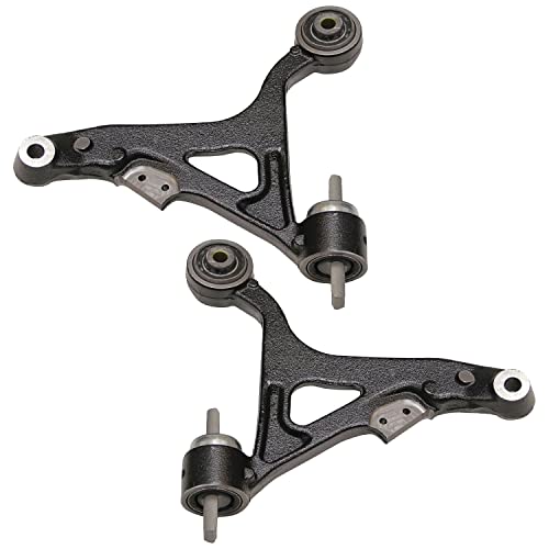 Image of Detroit Axle - 6PC Front Lower Control Arms w /Ball Joints and Outer Tie Rod Ends Replacement for 2007 Volvo S60