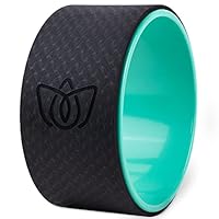 Florensi Yoga Wheel Set - Yoga Rückenrollen - Gepolstertes Yoga Rad Rückenschmerzlinderung Muskeltherapie Tiefengewebsmassage Myofasziale Entspannung - Für Flexibilität & Mobilität, Rücken Knacken