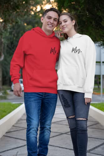 Mr and Mrs Matching Married Hoodie or sweatshirt Newlywed Sweater Bride and Groom Gift Multi Color4