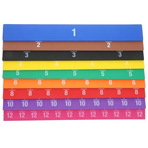 Kit éducatif magnétique de fractions Housoutil en mousse EVA grand format pour élèves