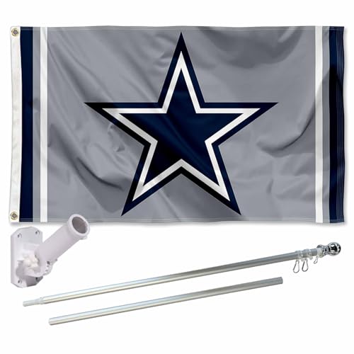 Kit mat de drapeau Dallas Cowboys WinCraft pour décorer votre jardin les jours de match NFL