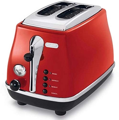 DeLonghi Icona Classics CTO2003.R - 2-Slice Toaster Red color