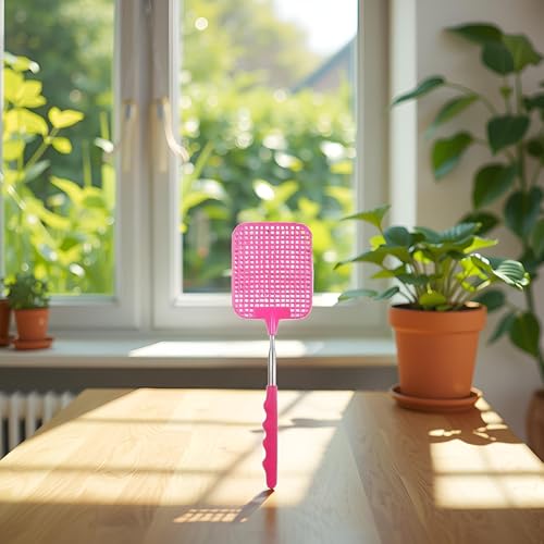 Rosa Fliegenklatsche Teleskop Ausziehbare Fliegenklatsche Einziehbare Fliegen Werkzeug Klatsche Liefert Garten Moskitofalle Pflanzenschutz & Schädlingsbekämpfung
