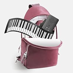 TEHONGMAI Piano Enroulable, Piano numérique Pliable Portable, contrôleur MIDI USB, Piano à Clavier électrique Enroulable… - Les Beatles, Paul McCartney, John Lennon, RIngo Starr, George Harrison TEHONGMAI Piano Enroulable, Piano numérique Pliable Portable, contrôleur MIDI USB, Piano à Clavier électrique Enroulable… – Image 3