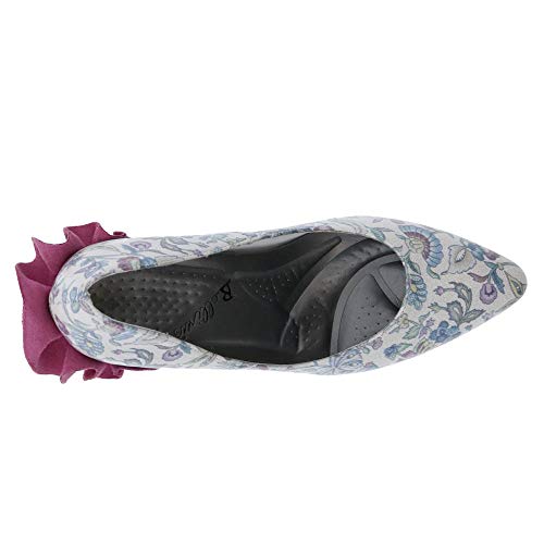 Bellini Clarise Women's Comfortable Ruffled 3 Inch Pointed Toe High Heel2