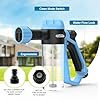 Crywag Car Wash Foam Gun for Garden Hose, Foam Cannon Car Wash Kit with Microfiber Wash Mitt, High Pressure Nozzle & 3 Spray Modes, Hose Foam Blaster for Cars, Trucks, RV, Motorcycle Cleaning - Blue #3