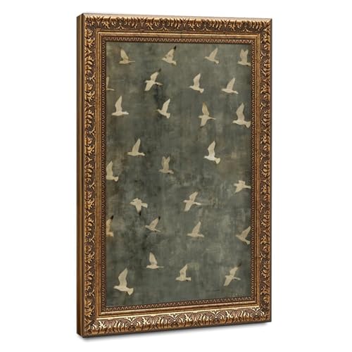 Oiseau sauvage affiche toile minimaliste pour habiller un mur blanc de salon
