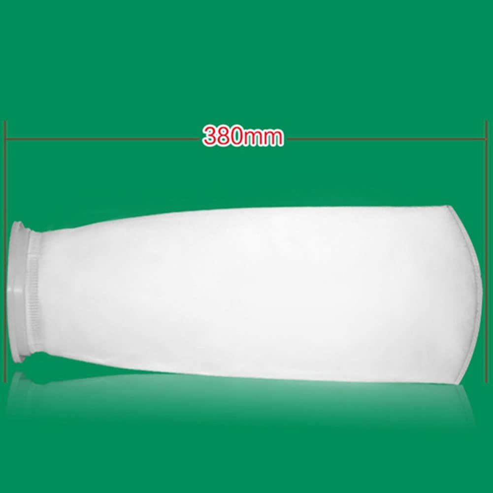 Aquarium-Filtersocken 200 Mikron – 10,2 Cm Ring, 35,6 Cm Lang, 2 Stück + 3 Netzbeutel (für Teich, Pool, Riff)