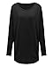 ZANZEA Mujeres Sexy Suelto Sólido Irregular Manga Larga Baggy Jumper Casual Tops...