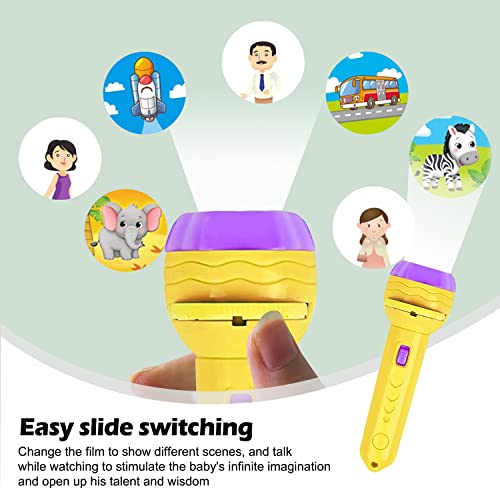 2 pezzi torcia proiettore bambini - dinosauro