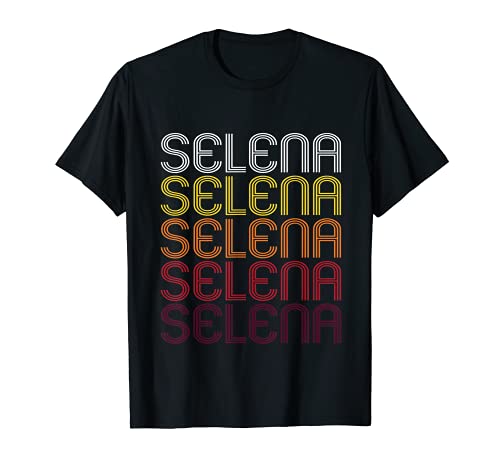 Selena Retro Wordmark Pattern - Vintage Style T-shirt