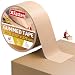 XFasten Reinforced Gummed Kraft Paper Tape, 2.75 Inches x 375 Feet