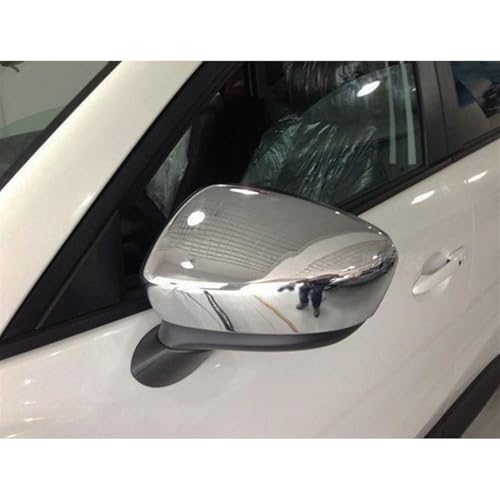 Cadre de rétroviseur Mazda CX-5 chrome ABS 2 pièces pour modification esthétique auto - 4