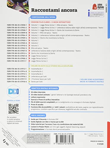 Raccontami Ancora. Leggo, Penso, Scrivo. Mito Ed Epica. Teatro. Per La Scuola Media. Con E-Book. Con Espansione Online (Vol. 1) - 4