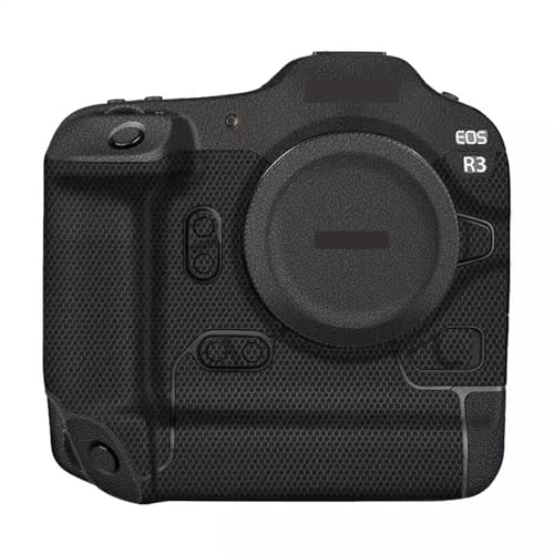 Protection vinyle Canon R3 cuir noir haute résistance pour photographe