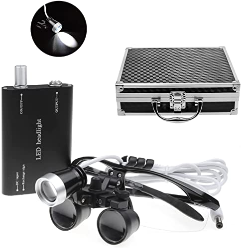 【Dental Loupes 】 2.5X420mm Portable Dental Surgical Medical Binocular Magnifying Glasses