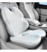 Coverado Seat Cushion and Back Support for Office Chair Memory Foam Chair Pad Office Chair Lumbar...