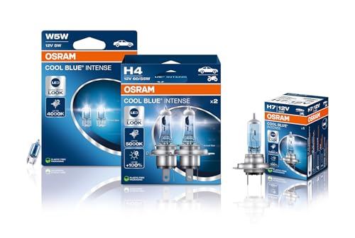 OSRAM H7 Lámpara Faro de Carretera 55W 5000K Luz Alta Halógena 64210CBN-HCB