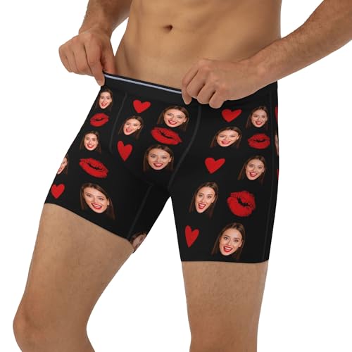 Custom Boxers for Men Boyfriend Personalized Underwear with Face Customized Gifts for Husband Him3
