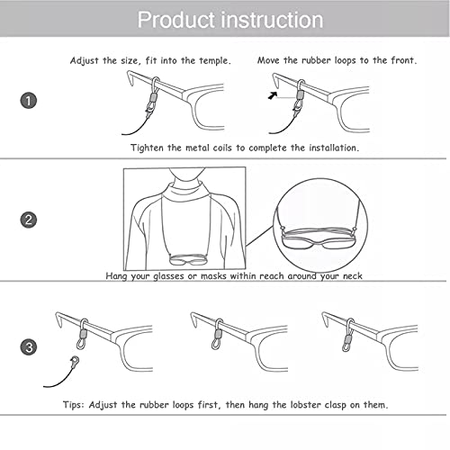 Catena per occhiali per donne e uomini - Occhiali