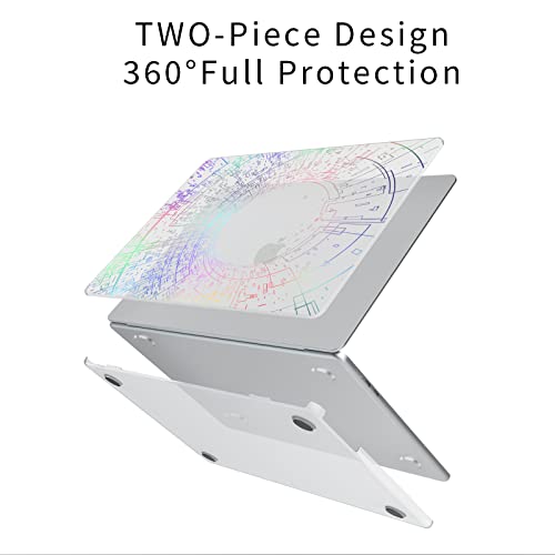 ChashenHa Capa para MacBook Air de 13,6 polegadas lançada em 2022 (modelo A2681 M2 Chip) capa para l